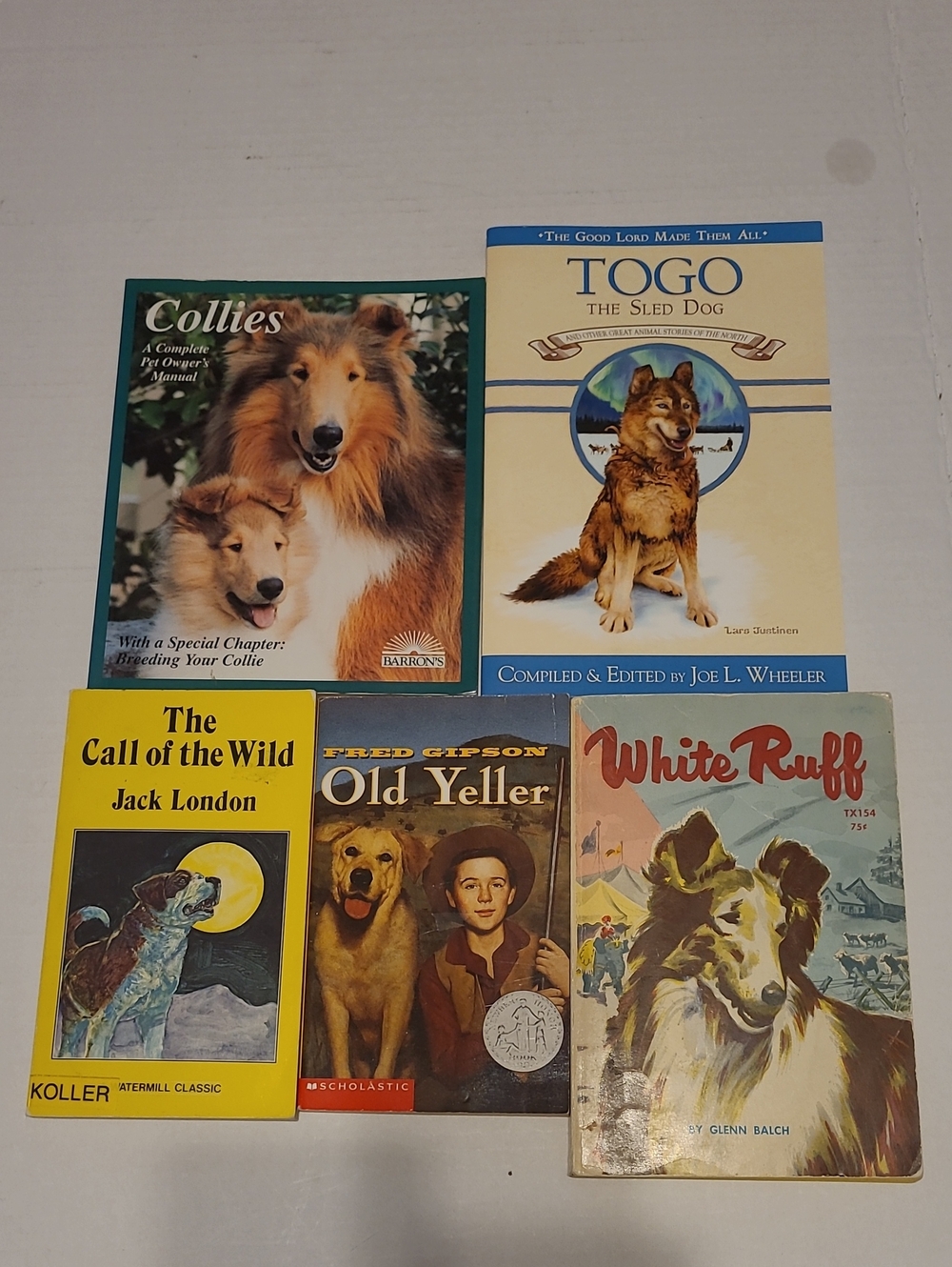 Assorted Classic Dog Books Collection - Mixed Colors
